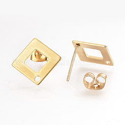 Boucles d'oreilles à tige en acier inoxydable 304&nbsp;STAS-Q223-07