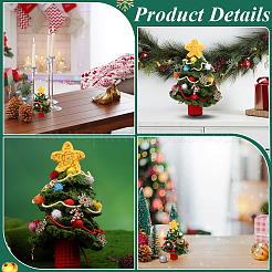 1 kit d'outils de tricot de Noël à faire soi-même&nbsp;DIY-SC0026-49A