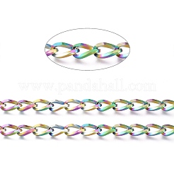 Placcatura ionica (ip) catene intrecciate in acciaio inossidabile 304&nbsp;CHS-P010-02MC