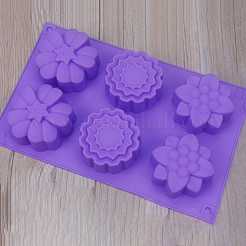 Silikonformen in Blumennahrungsqualität&nbsp;SOAP-PW0001-075