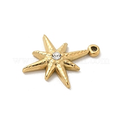 Pendentifs en strass en acier inoxydable 304&nbsp;STAS-I322-33G-01