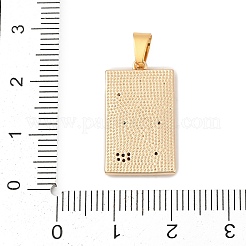 Ottone con pendenti a zirconi&nbsp;KK-Q096-12G