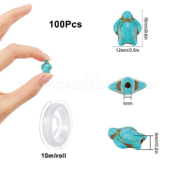 Kits de fabrication de bracelets extensibles en perles de tortue&nbsp;DIY-SC0015-28A-A