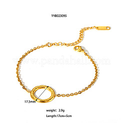Bracelets vintage à maillons en acier inoxydable 304 pour femmes&nbsp;DG9010-2