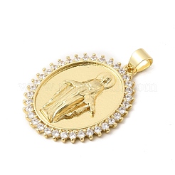 Religion laiton micro pave cubique zircone pendentifs&nbsp;KK-H267-099G-01