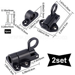 Schnappverschlüsse aus Aluminium und Legierung&nbsp;AJEW-GF0004-87B