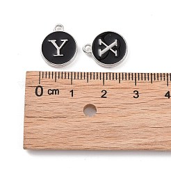 Legierung Emaille Anhänger / charms&nbsp;ENAM-S118-02-P