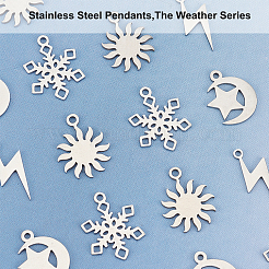 16 pz 4 pendenti in acciaio inossidabile stile 201&nbsp;STAS-DC0001-69