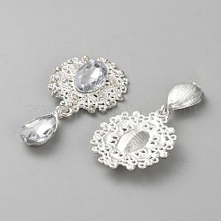 Lega strass cabochon&nbsp;FIND-WH0148-380A
