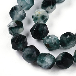 Chapelets de perles en jade blanc naturel teinté&nbsp;G-T139-8mm-45B