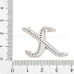 Messing micro pave klare zirkonia anhänger&nbsp;CU-CBA8481-01P-X