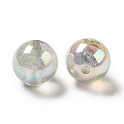 Placcatura uv perline acriliche iridescenti arcobaleno trasparenti&nbsp;OACR-D010-01F