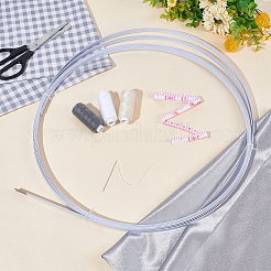 Disossamento in acciaio ricoperto di plastica per trambusto abito da sposa&nbsp;DIY-WH0304-604A