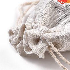 Sacchetti portaoggetti in panno di cotone natalizio&nbsp;ABAG-M004-02H