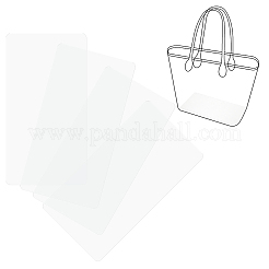 4 Stück rechteckige Acrylplatte&nbsp;OACR-PH0001-80B