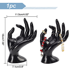 Schaufensterpuppenhalter aus Kunststoff für Handschmuck&nbsp;RDIS-WH0009-013A-WH