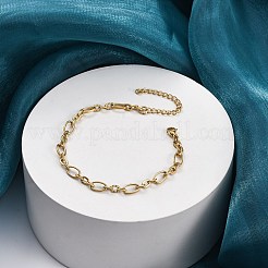 Bracciali a maglie in acciaio inossidabile 304&nbsp;BJEW-K265-02G