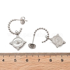 Boucles d'oreilles pendantes en acier inoxydable 304&nbsp;EJEW-F354-03P