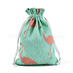 Sacchetti con coulisse in policotone (cotone poliestere)&nbsp;ABAG-T007-02E
