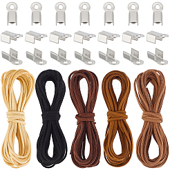 1 set di kit fai da te per realizzare braccialetti in cordino di velluto&nbsp;DIY-CL0001-87