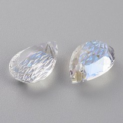 Pendentifs en strass en verre gaufré&nbsp;GLAA-J101-05A-001MO
