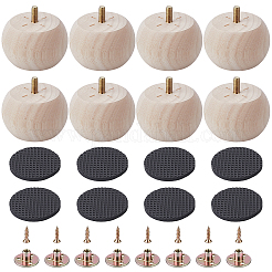 Patas de muebles de madera&nbsp;FIND-WH0139-966B