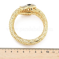Schlangenlegierung-Strassarmbänder für Damen&nbsp;LS-BJEW-G085-01G-02