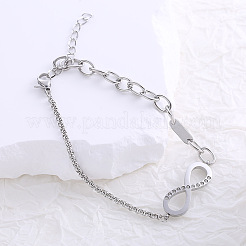 Pulsera minimalista de estilo europeo con símbolo de infinito&nbsp;FF5683