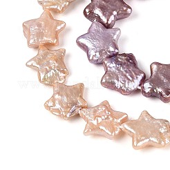 Natürliche Barock Keshi Perlen Stränge&nbsp;PEAR-S020-Z03-02A