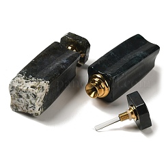 Bottiglia di profumo contagocce in agata di muschio naturale&nbsp;DJEW-H010-01P-04