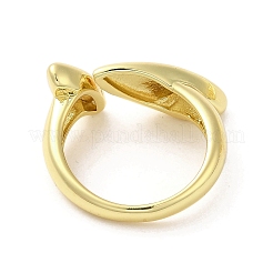 Fingerring aus Messing mit Rack-Beschichtung&nbsp;RJEW-C072-18G