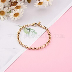 Rolo-Kettenarmbänder aus 304er Edelstahl für Damen&nbsp;BJEW-JB05995-01