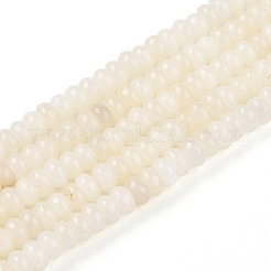 Blanc naturel opale africain perles brins&nbsp;G-T140-75C