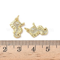 Pendentifs avec zircon cubiques à micro-pavés en laiton&nbsp;KK-D502-26C-G