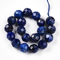 Natürlicher Lapislazuli Perlenstränge&nbsp;G-S345-10mm-24