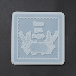 Silikonformen für tieruntersetzer selber machen&nbsp;LS-DIY-G070-03C
