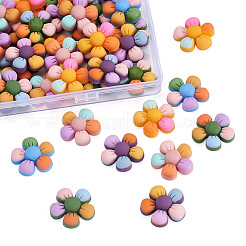 60 Stück 5 Farben Harz Cabochons&nbsp;RESI-BY0001-03