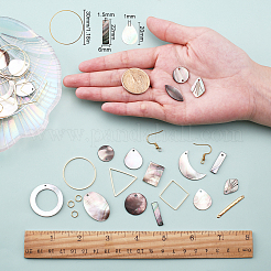 DIY-Ohrring-Bastelsets mit Geometrie-Motiven&nbsp;DIY-SC0013-31