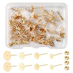 40 pz 4 dimensioni 304 perno per orecchini in acciaio inossidabile&nbsp;STAS-YW0001-55