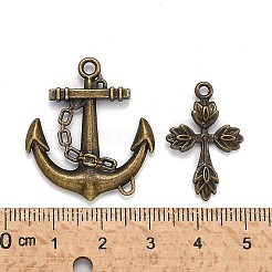 Pendentifs en alliage de style tibétain&nbsp;TIBEP-X0005-03-AB