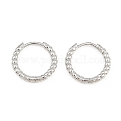 Laiton Huggie boucles d'oreilles&nbsp;KK-CBA8324-18B-P