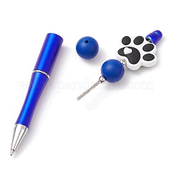 Stylo à bille en silicone avec empreinte de patte de chien&nbsp;AJEW-PE0024