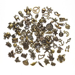 Pendentifs en alliage de style tibétain&nbsp;TIBEP-YW0001-07AB