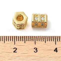 Perles de zircone cubique de placage de rack en laiton&nbsp;KK-Z033-27G