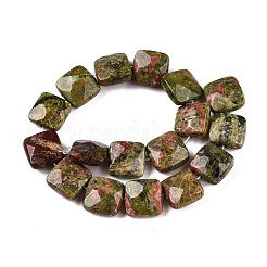 Natur Unakit Perlen Stränge&nbsp;G-T138-158
