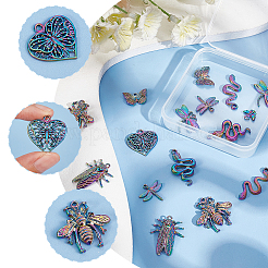 Anhänger-Sets aus Legierung mit Tiermotiven&nbsp;FIND-HY0001-46