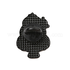 Broche en alliage de zinc émaillé sur le thème de Noël pour vêtements de sac à dos&nbsp;LS-JEWE-R003-01EB-10