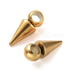 Placcatura ionica (ip) ciondoli in acciaio inossidabile 304&nbsp;STAS-M323-31G