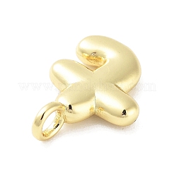 Pendentifs en forme de ballon en laiton plaqué or&nbsp;LS-KK-C050-01G-T