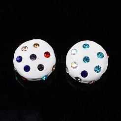 Polymer Ton Strass Perlen&nbsp;RB-S056-27H